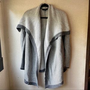 Ann Taylor Cascading Chunky Knit Cardigan